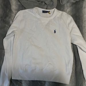 medium white sweater